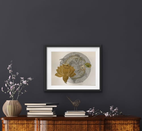 Smooth sailing, original painting | Mixed Media by Ashima Kumar