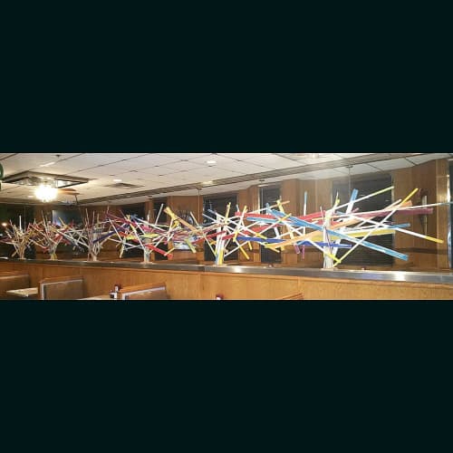 FOREST | Sculptures by JOSE ANTONIO ARVELO | Point Pleasant Beach in Point Pleasant Beach. Item composed of wood