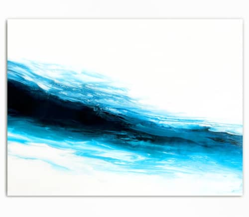Ice | Oil And Acrylic Painting in Paintings by Alyson Storms | Seattle in Seattle. Item composed of wood and synthetic