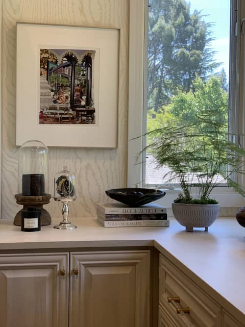 Come On Out Back, 14” X 18”, Hand-Cut Paper Collage on Paper | Mixed Media by Steven Rudin. Item made of paper