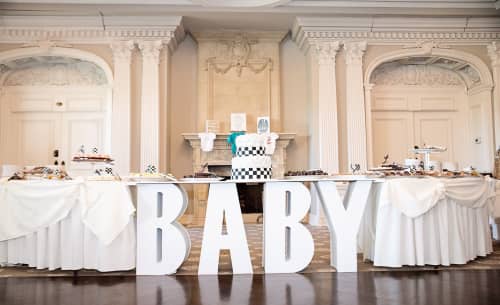 3D Wood Letters for Events. 3ft, 5ft, Custom | Art & Wall Decor by Basemeant WRX | The Highlawn in West Orange. Item made of wood works with contemporary style
