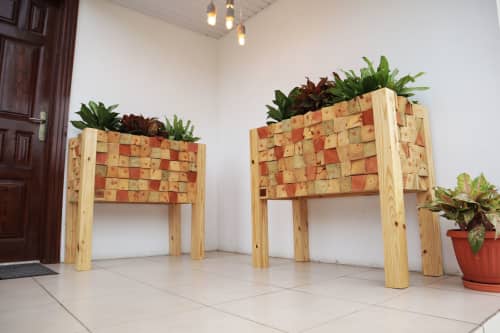 DONT TOUCH ME MOSAIC PLANTERS | Furniture by STRIPESCRAFT