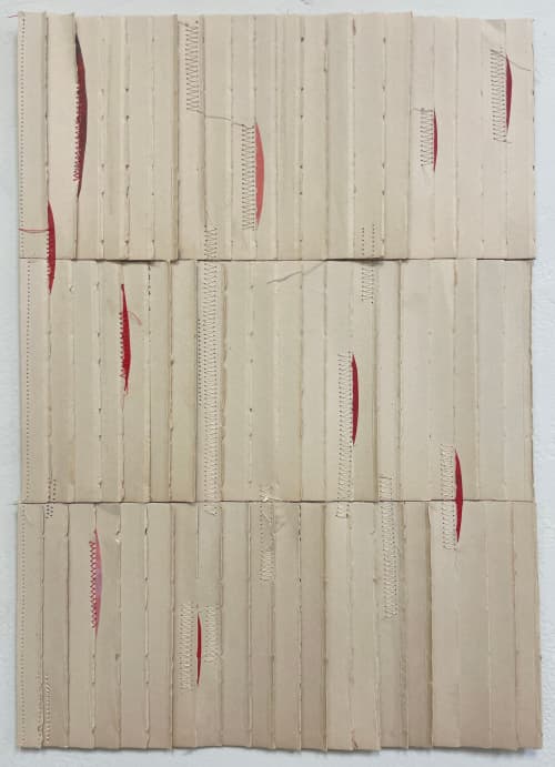 was amazing | Mixed Media by Susan Smereka. Item made of paper & fiber compatible with minimalism and contemporary style