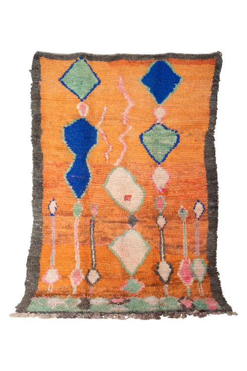 VINTAGE MOROCCAN BOUJAD RUG | Area Rug in Rugs by Kechmara Designs. Item composed of fabric and fiber
