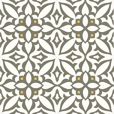 Zebra Gray Cement Tile | Tiles by Avente Tile. Item made of cement