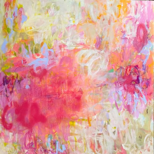 Summer Wine (SOLD) | Oil And Acrylic Painting in Paintings by Elizabeth Bernheisel. Item composed of synthetic