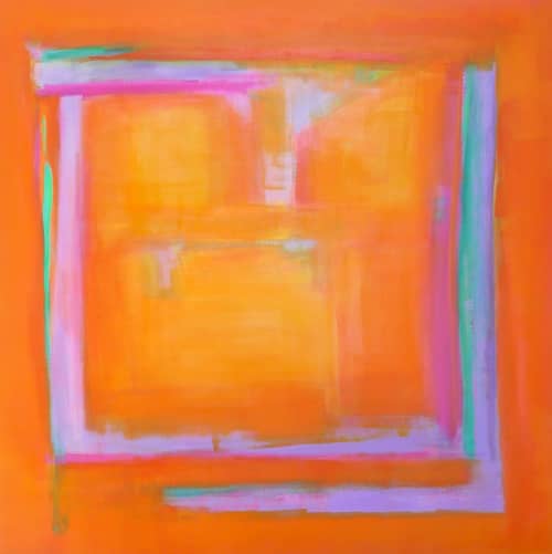 Drink Your Fill of Golden Sunshine | Oil And Acrylic Painting in Paintings by Kat Evans. Item composed of canvas