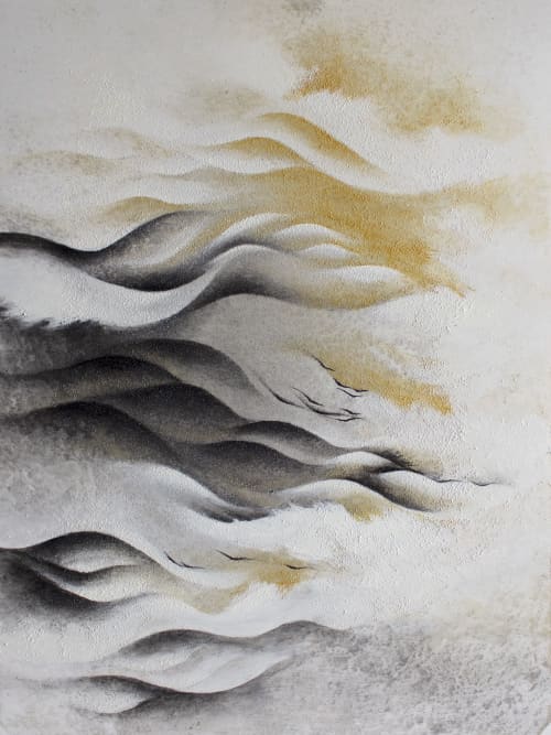 A day of calm | Oil And Acrylic Painting in Paintings by Francesca Borgo. Item made of synthetic works with minimalism & contemporary style