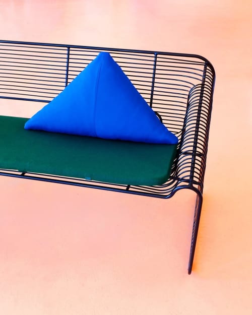 Triangle Throw Pillow | Cushion in Pillows by Bend Goods. Item composed of cotton