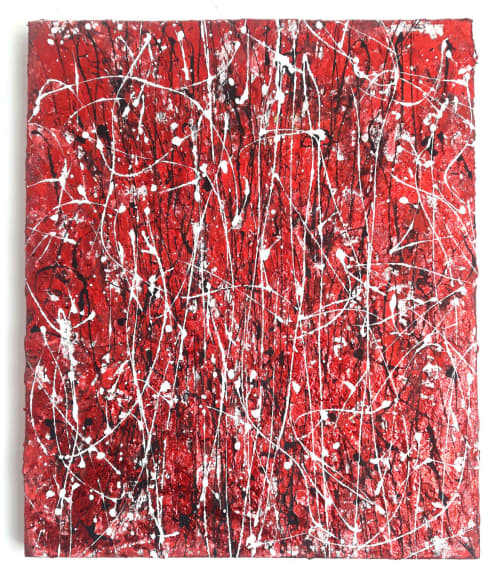 RED CLOUDS | Oil And Acrylic Painting in Paintings by Stefano Gramantieri | London in London. Item made of canvas