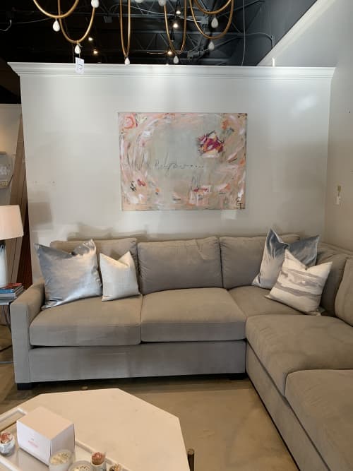 Acrylic and mixed media | Oil And Acrylic Painting in Paintings by Claire Gowdy Art | Trends by Design in Baton Rouge. Item composed of synthetic