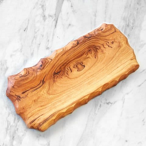 Bread Board / Serving Platter | Serving Board in Serveware by Wild Cherry Spoon Co.. Item composed of wood in minimalism or country & farmhouse style