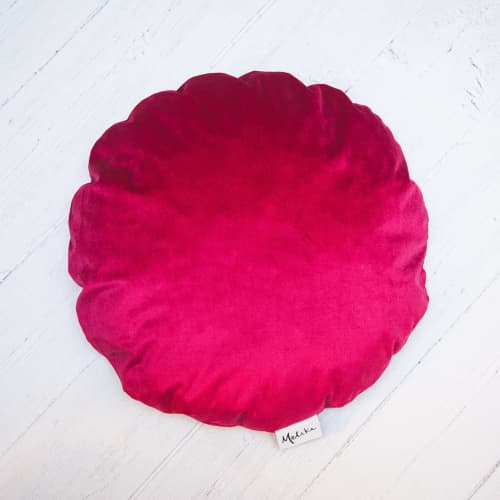 Velvet Meditation Cushions | Pillows by Melike Carr