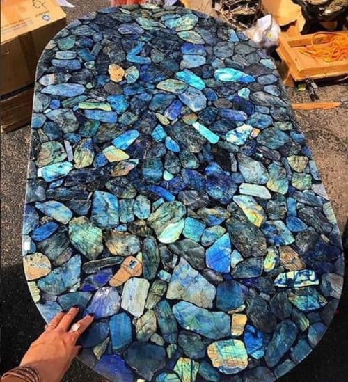 agate table top, agate table, Dining table, tabletop | Tables by Innovative Home Decors. Item works with country & farmhouse & art deco style