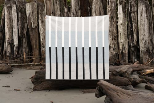 Rialto Quilt - Queen Size | Linens & Bedding by Vacilando Studios. Item made of cotton