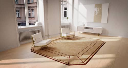 Diamond Emerald | Area Rug in Rugs by Woop Rugs. Item made of fabric & fiber