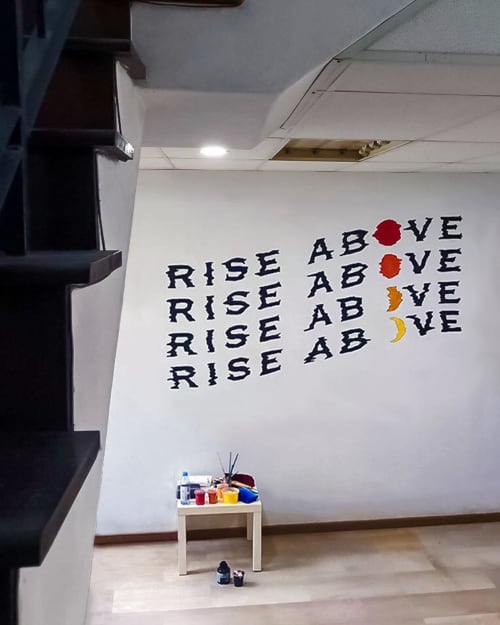 Rise Above Mural | Murals by Leah Chong