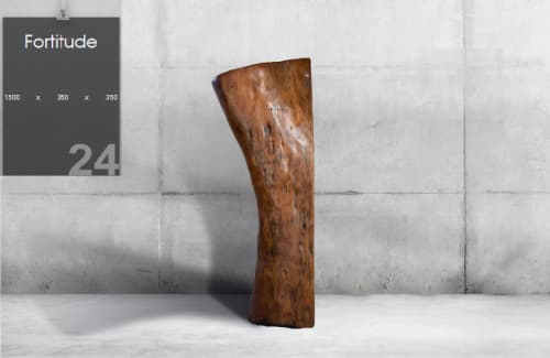 Fortitude | Sculptures by Andrew Chaplin. Item composed of wood