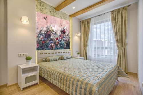 A Glorious Requiem For Beasts and Souls | Tapestry in Wall Hangings by Leisa Rich | Private Residence, Atlanta in Atlanta. Item made of fabric