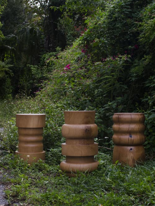 Stool Table #6 | End Table in Tables by Jib Projects. Item composed of oak wood in minimalism or contemporary style