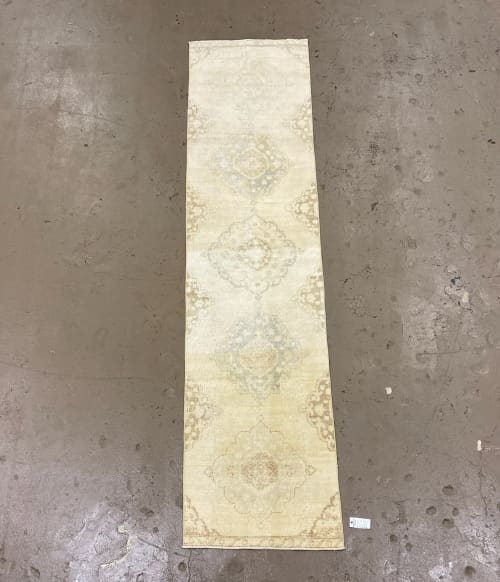Vintage Turkish Rug Runner | 2.9 x 12.2 | Small Rug in Rugs by Wool and Rug. Item composed of wool in boho or eclectic & maximalism style