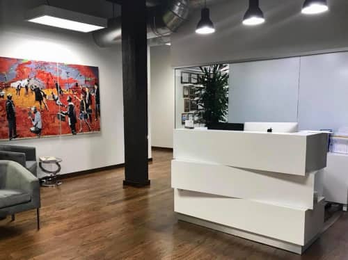 The Search for Balance | Prints by Daryl Thetford | Hutchison & Stoy, PLLC in Fort Worth. Item composed of aluminum