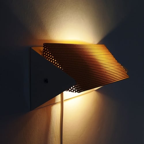 Berlin night lamp | Lighting by 2MONOS STUDIO. Item made of metal with glass