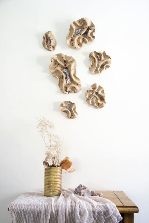 Ceramic wall installation | Sculptures by Asmaa Aman Studio