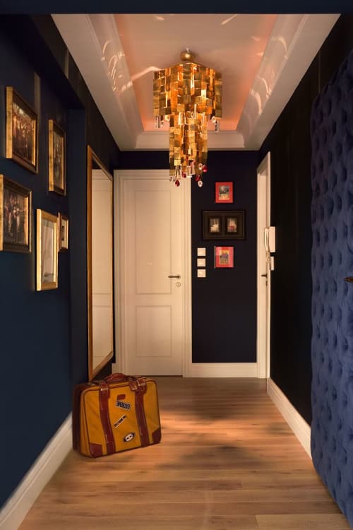 Byzantine Squared | Chandeliers by F+M FOS - Anna Maria Fragiskos Bitros. Item composed of metal and glass in mid century modern or modern style