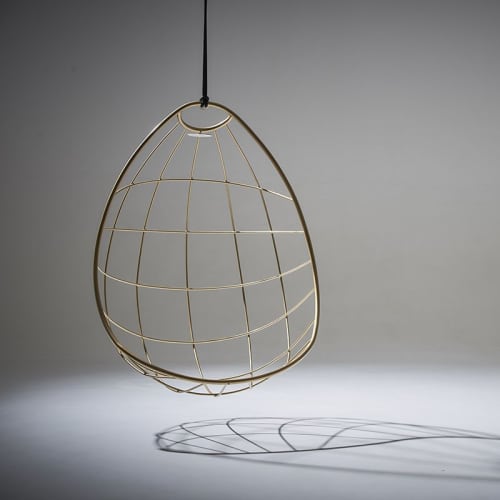 Studio Stirling Nest Egg in K-Drama "Business Proposal" | Swing Chair in Chairs by Studio Stirling. Item composed of steel in minimalism or modern style