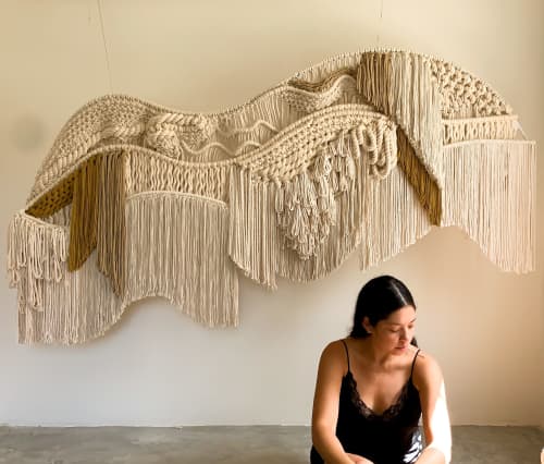 Wall art XL | Macrame Wall Hanging in Wall Hangings by Mx.Atelier. Item made of fiber