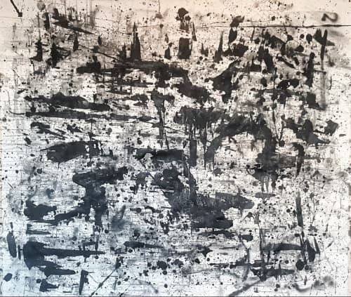 Black and White series #3 = Malibu collection | Mixed Media by Sona Fine Art & Design  - SFAD. Item made of canvas