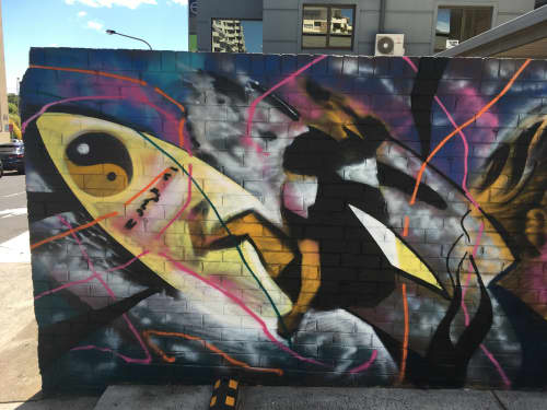 Cronulla Walk the Walls | Street Murals by Derek James Carter aka Doer