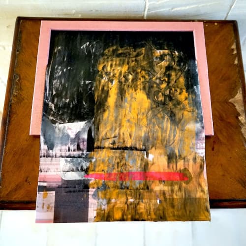 Life Lines | Oil And Acrylic Painting in Paintings by Jacob von Sternberg Large Abstracts. Item made of canvas with synthetic