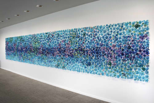 Eaton Garden | Wall Sculpture in Wall Hangings by Carson Fox Studio | Eaton Corporation in Cleveland. Item made of synthetic