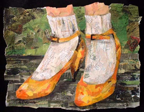 Tangerine Heels | Paintings by Eileen Downes