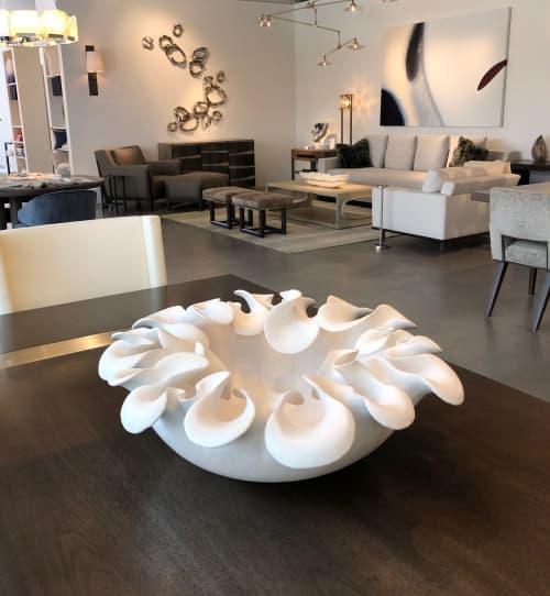 The Corin | Decorative Bowl in Decorative Objects by Ron Dier Design | Thomas Lavin in Laguna Niguel. Item made of stoneware