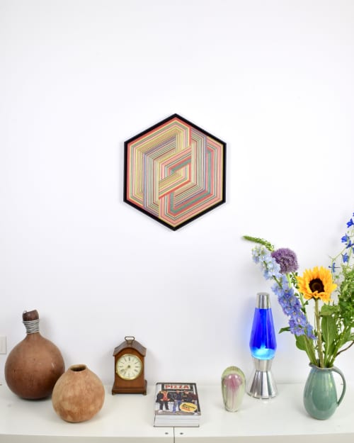 ArtDecko Wall Art - Oddly Enough 2022 | Mixed Media by Focused Skateboard Woodworks. Item composed of wood in art deco style