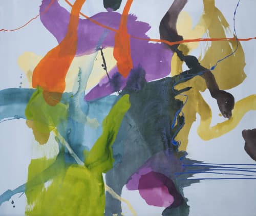 feeling still | Oil And Acrylic Painting in Paintings by Wendy Grace. Item composed of canvas and synthetic