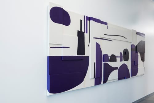 "Untitled" | Oil And Acrylic Painting in Paintings by ANTLRE - Hannah Sitzer | Google RWC SEA6 in Redwood City. Item made of wood with canvas