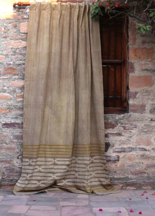 Window Panel | RA Curtain | Curtains & Drapes by ichcha. Item composed of cotton in boho or minimalism style