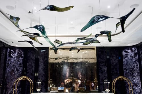 Bird | Sculptures by The Goodman Studio | Bisha Hotel Toronto in Toronto. Item composed of glass
