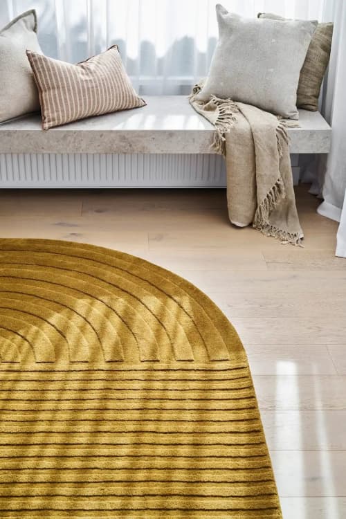 Trace - Golden | Rugs by Carved & Woven