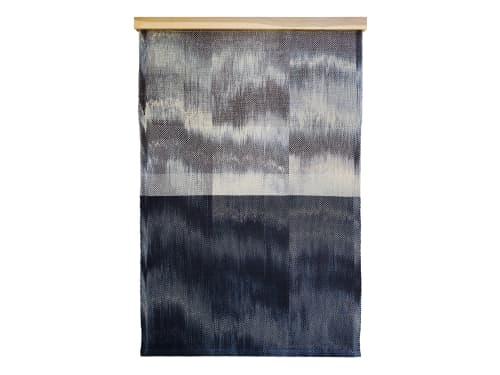 Dark Seas | Tapestry in Wall Hangings by Jessie Bloom Studio. Item composed of cotton compatible with boho and minimalism style