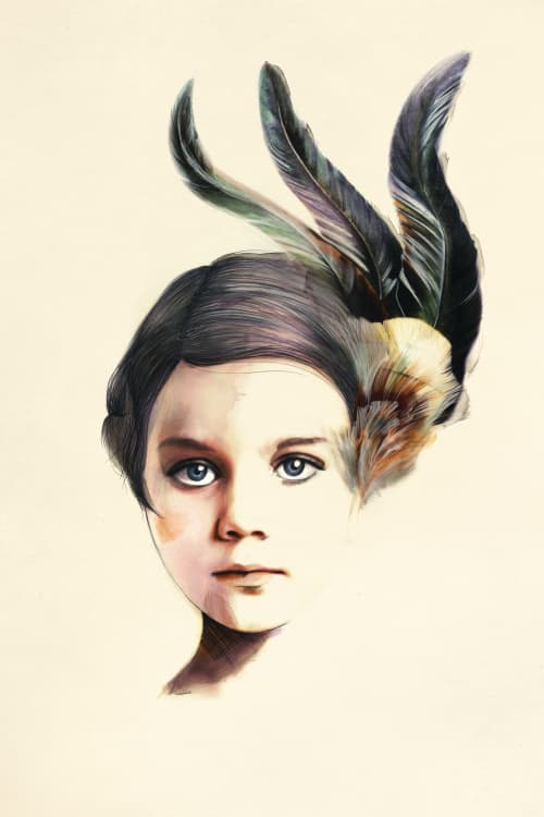 Painting | Oil And Acrylic Painting in Paintings by Kareena Zerefos. Item made of synthetic