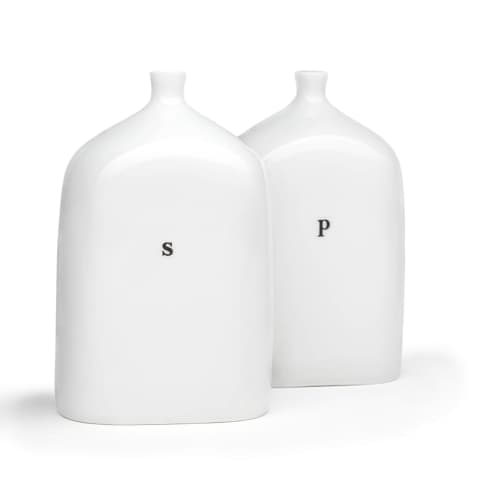 VIALS - Salt + Pepper | Holder in Tableware by Maia Ming Designs. Item composed of ceramic