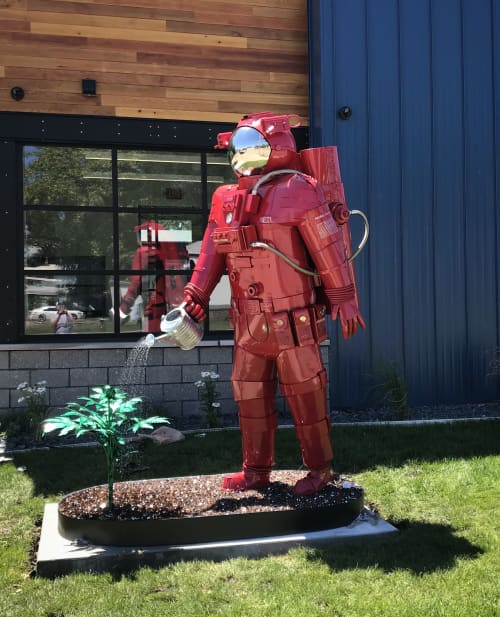 Pioneer | Public Sculptures by Innovative Sculpture Design. Item composed of steel