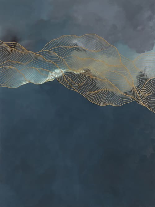 An Uncovering | Oil And Acrylic Painting in Paintings by Tracie Cheng. Item composed of canvas & synthetic