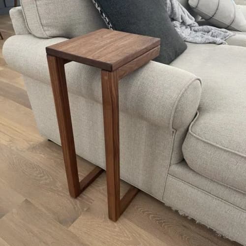 C shaped deals couch table