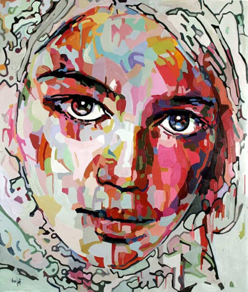 Now Me, 140/120 cm, painting | Oil And Acrylic Painting in Paintings by Noemi Safir Artist. Item composed of canvas & synthetic